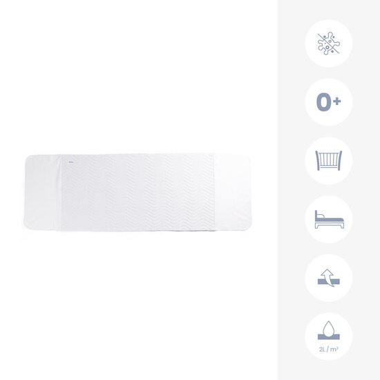Doomoo Protege matelas absoplus Blanc 60x120 cm Doomoo Protege matelas absoplus Blanc 60x120 cm