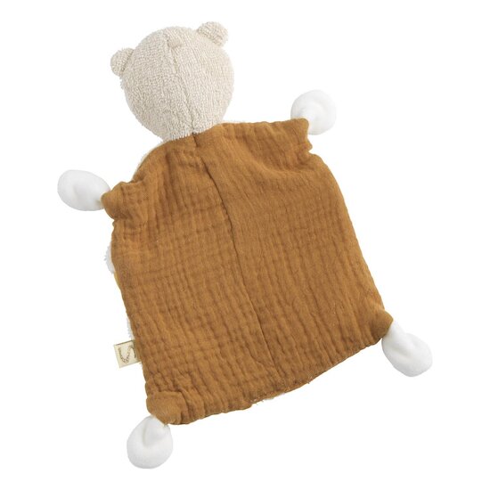 Sauthon Doudou Mouchoir Petit Soleil Beige Chiné/ocre/Caramel 