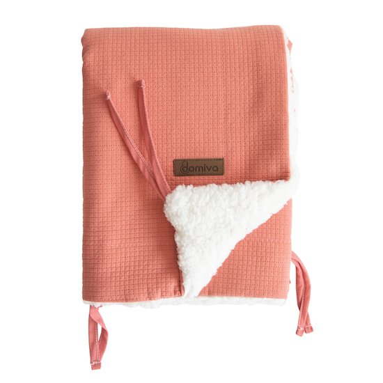 Domiva Couverture nomade fluffy  Terracotta 