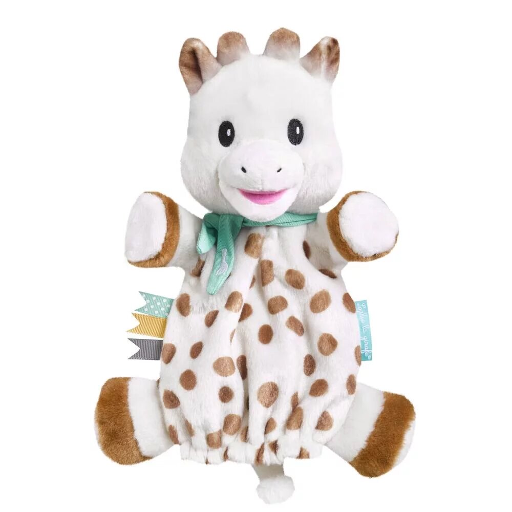 Doudou marionnette MULTICOLORE Sophie la girafe