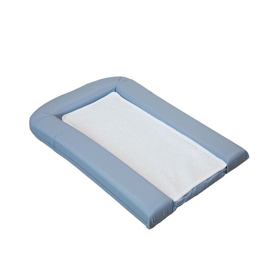 Domiva Matelas à langer PVC + 2 éponges amovibles Bleuet 42x70 cm