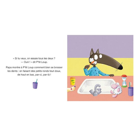 Auzou P'tit Loup se brosse les dents  