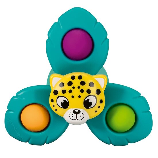 Play+ Jouet Baby Spinner Léopard  Play+ Jouet Baby Spinner Léopard