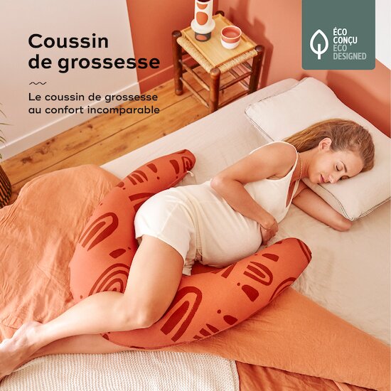 Babymoov Coussin de grossesse B.Love Earth Terracotta  Babymoov Coussin de grossesse B.Love Earth Terracotta