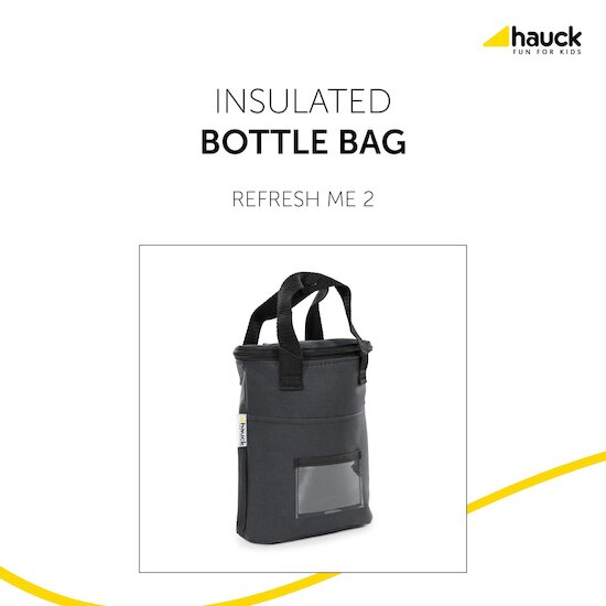 Hauck Sac Isotherme pour deux Biberons Refresh Me 2 Noir  Hauck Sac Isotherme pour deux Biberons Refresh Me 2 Noir