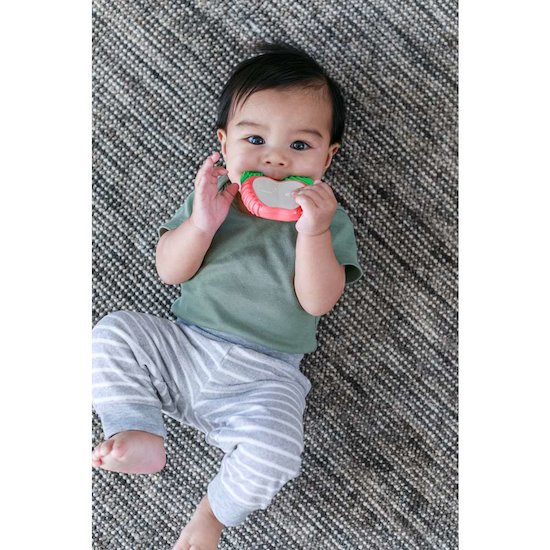 Infantino Anneau de dentition Pomme vibrante   Infantino Anneau de dentition Pomme vibrante