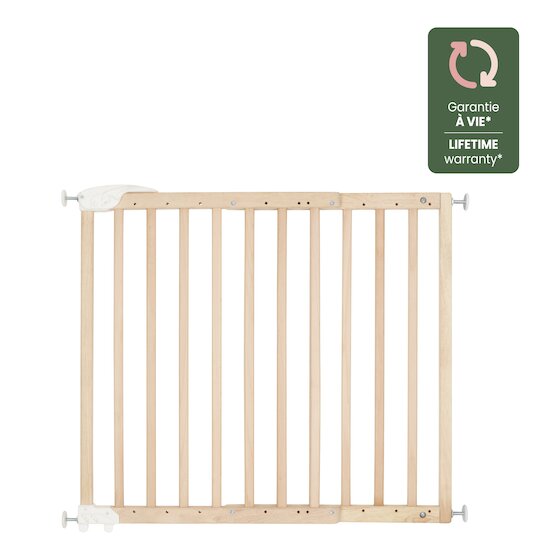 Badabulle Barrière extensible Deco Pop Bois Naturel 