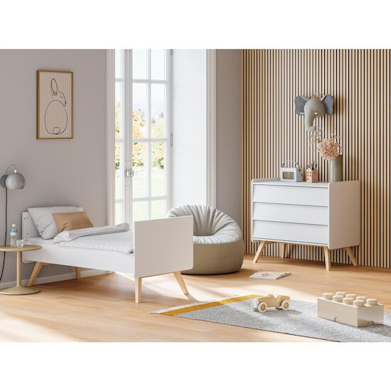 Vox Chiffonier Vintage  Blanc/chêne  Vox Chiffonier Vintage  Blanc/chêne