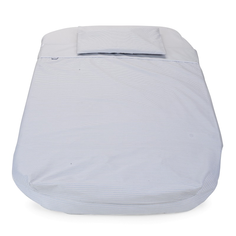 Set 3 pcs Chicco Next2Me Forever : Taie oreiller + Drap housse + Housse de couette GRIS Chicco