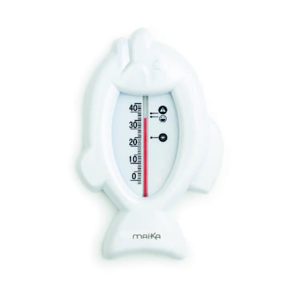 Thermomètre de bain poisson BLANC Maïka