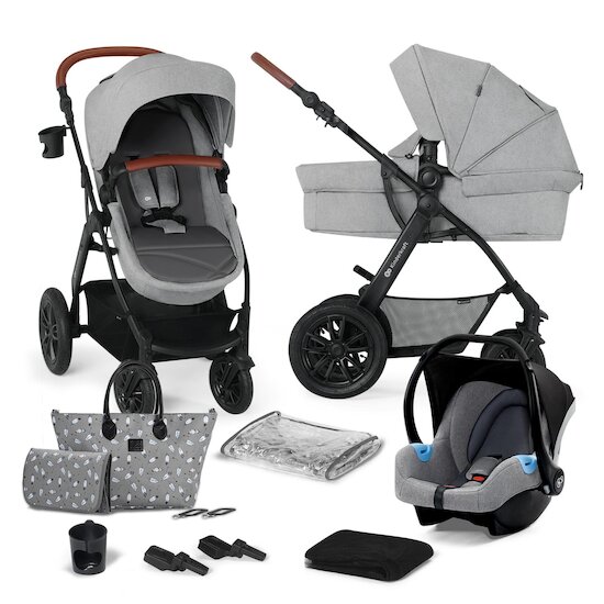 Kinderkraft Poussette 3en1 Xmoov Light Grey 