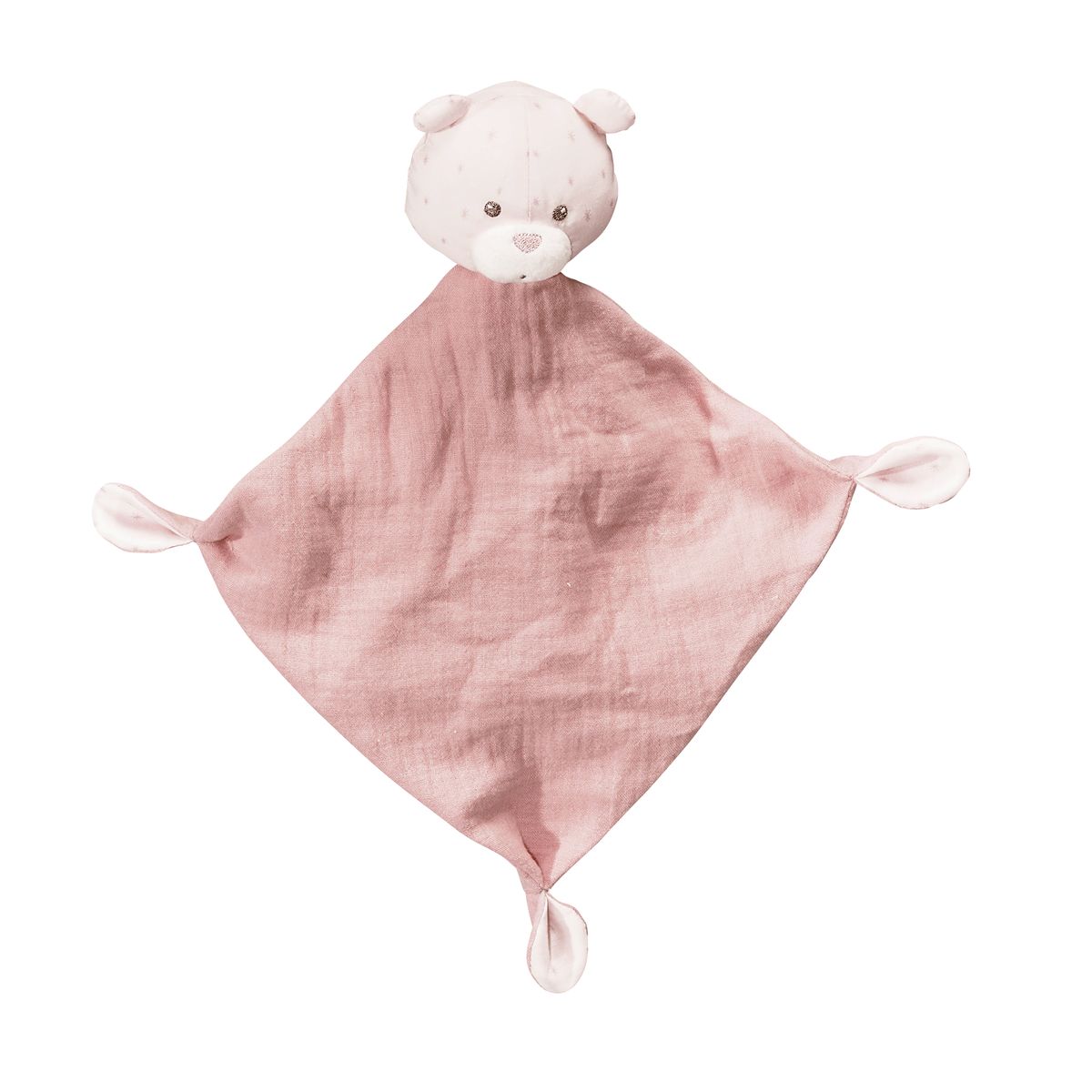 Doudou mouchoir Lily grey ROSE Sauthon