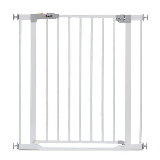 Hauck Barrière de sécurité Clear Step Gate White Sans extension