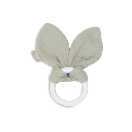 Jollein Anneau dentition en Silicone Bunny Ears Olive Green 