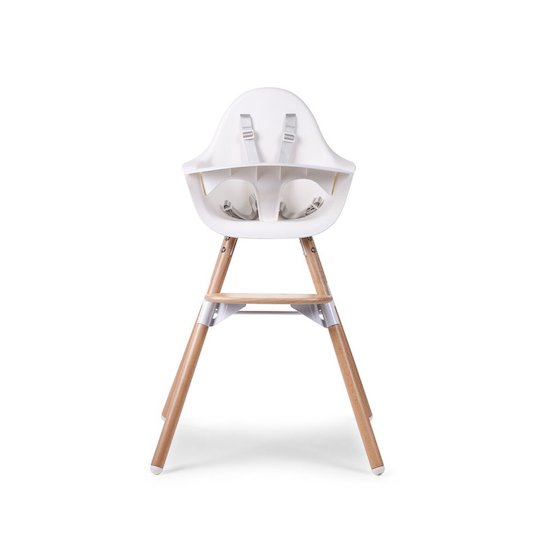 Childhome Chaise haute évolutive Evolu 2 Naturel/Blanc 