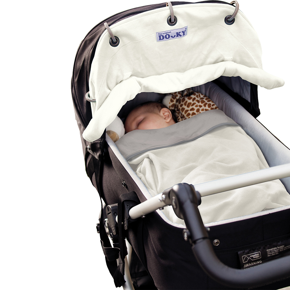 Pare soleil universel poussette et siège auto BEIGE Dooky