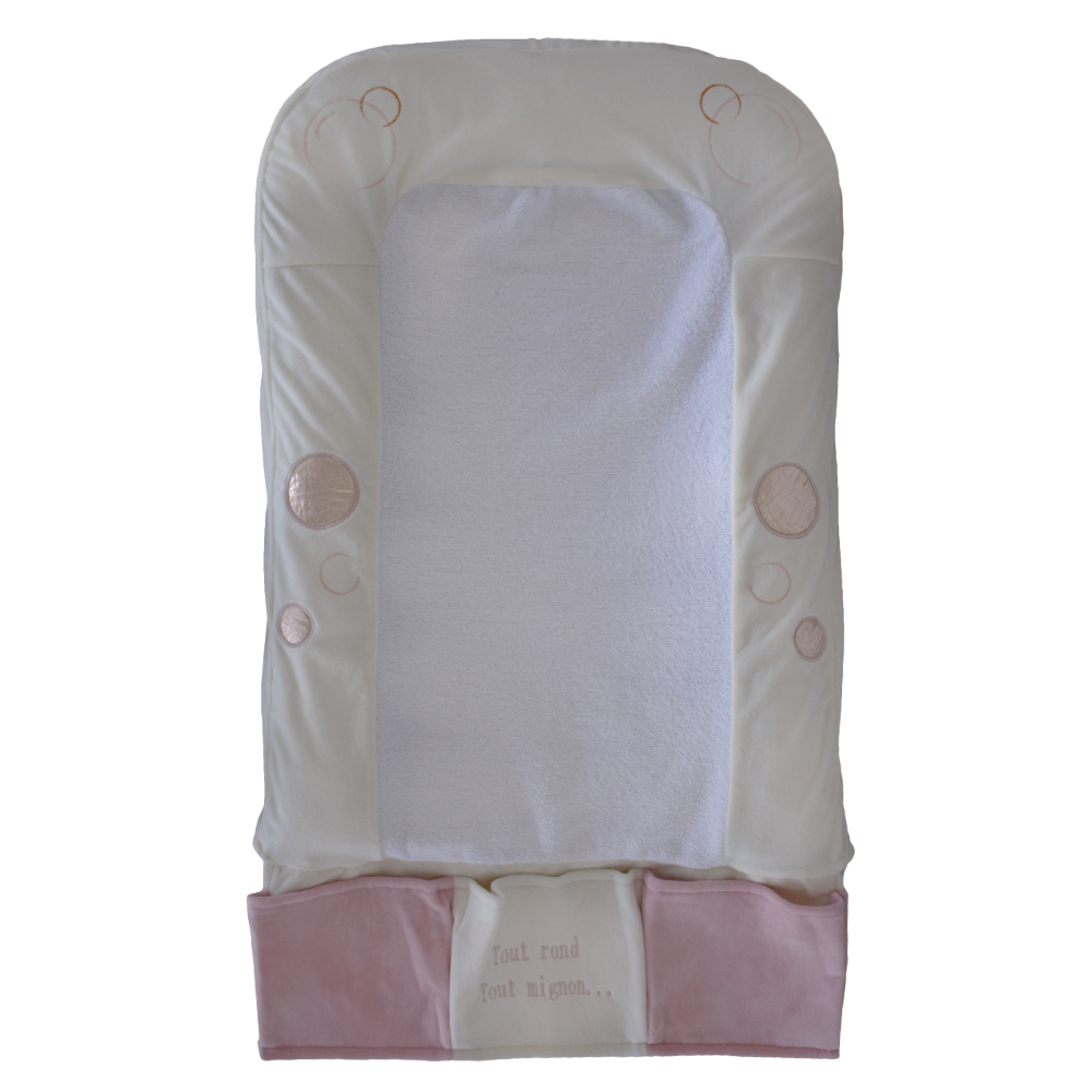 Les Chatounets - Matelas à langer Bulle ROSE Les Chatounets