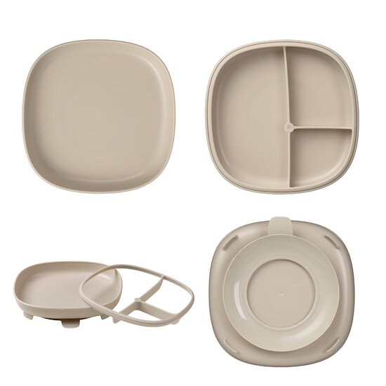 B.Box For Kids Assiette compartimentée 2 en 1 Latte  B.Box For Kids Assiette compartimentée 2 en 1 Latte