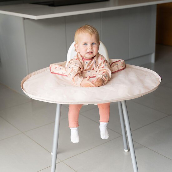 Tidy tot Kit Bavoir et Plateau Sable  Tidy tot Kit Bavoir et Plateau Sable