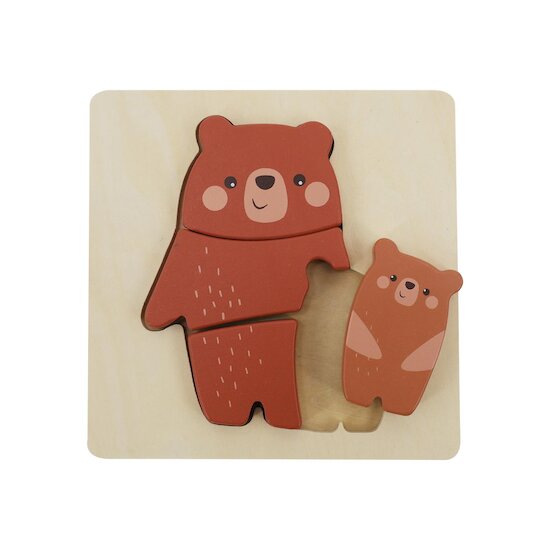Trousselier Petit puzzle bois Ours  Trousselier Petit puzzle bois Ours