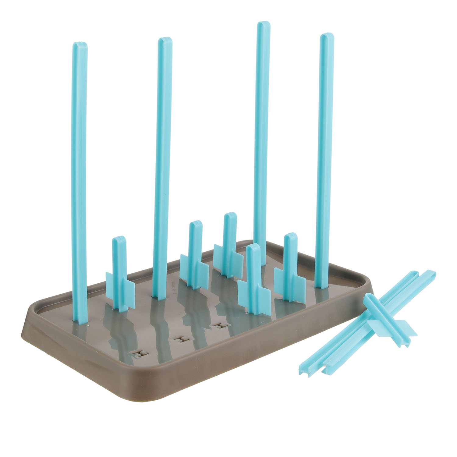 Egouttoir a biberons x8 BLEU Hello Kids