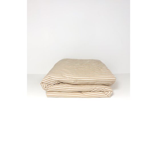 Kadolis Housse de couette Percale de Coton Bio bébé Rayé Ambre 100x140 cm Kadolis Housse de couette Percale de Coton Bio bébé Rayé Ambre 100x140 cm