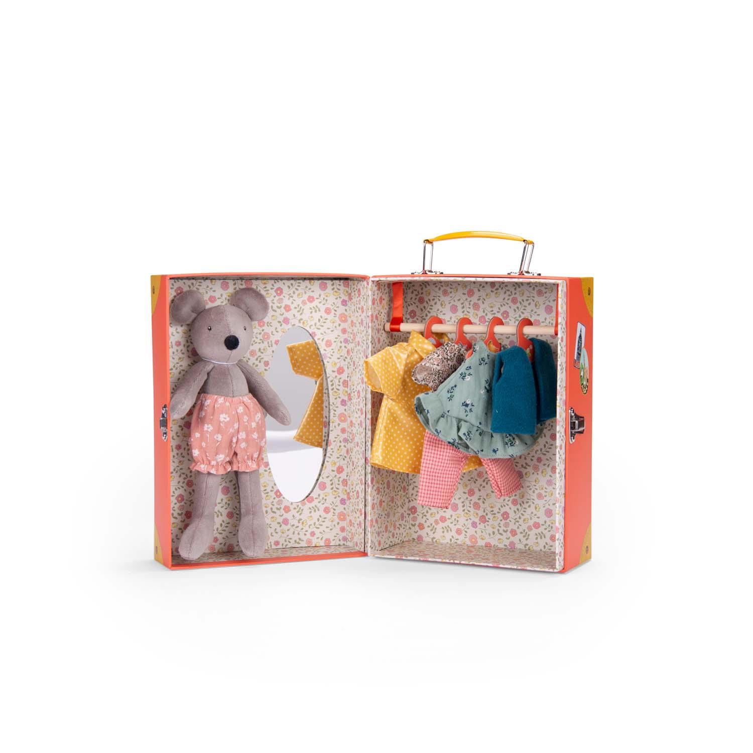 MOULIN ROTY - Valise La petite armoire Nini La Grande Famille MULTICOLORE Moulin Roty
