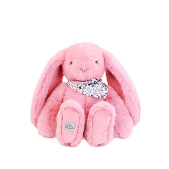 Doudou & Compagnie Doudou Lapin Fleurette Rose  Doudou & Compagnie Doudou Lapin Fleurette Rose