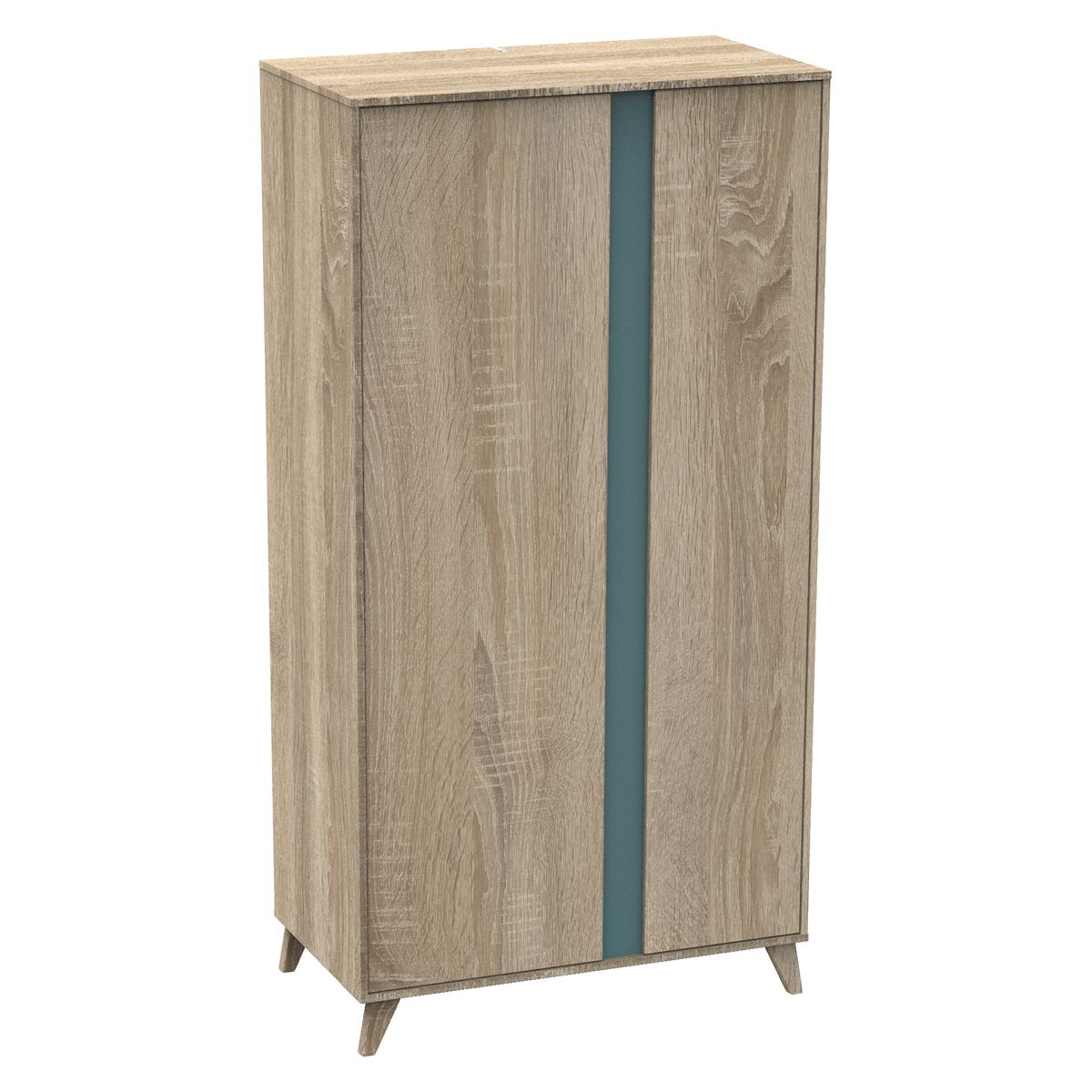 Armoire 2 portes Nova MARRON Sauthon