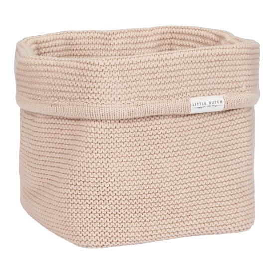 Little Dutch Panier de commode tricoté petit Pure Beige  Little Dutch Panier de commode tricoté petit Pure Beige