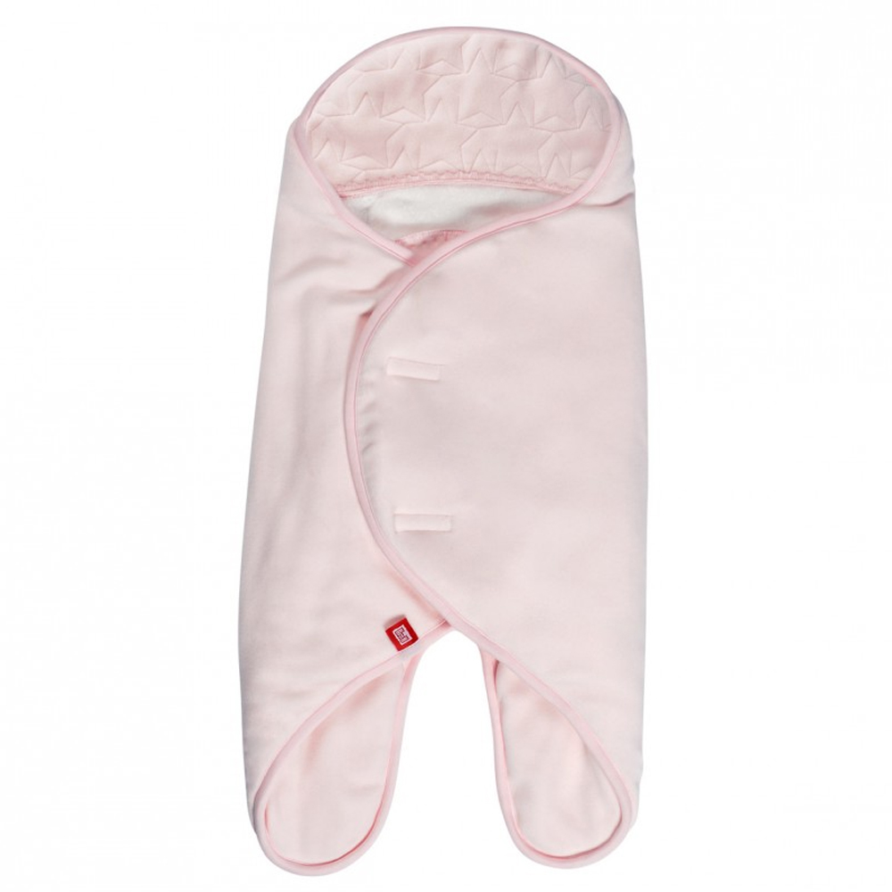 Couverture Babynomade coral fleece ROSE Red Castle