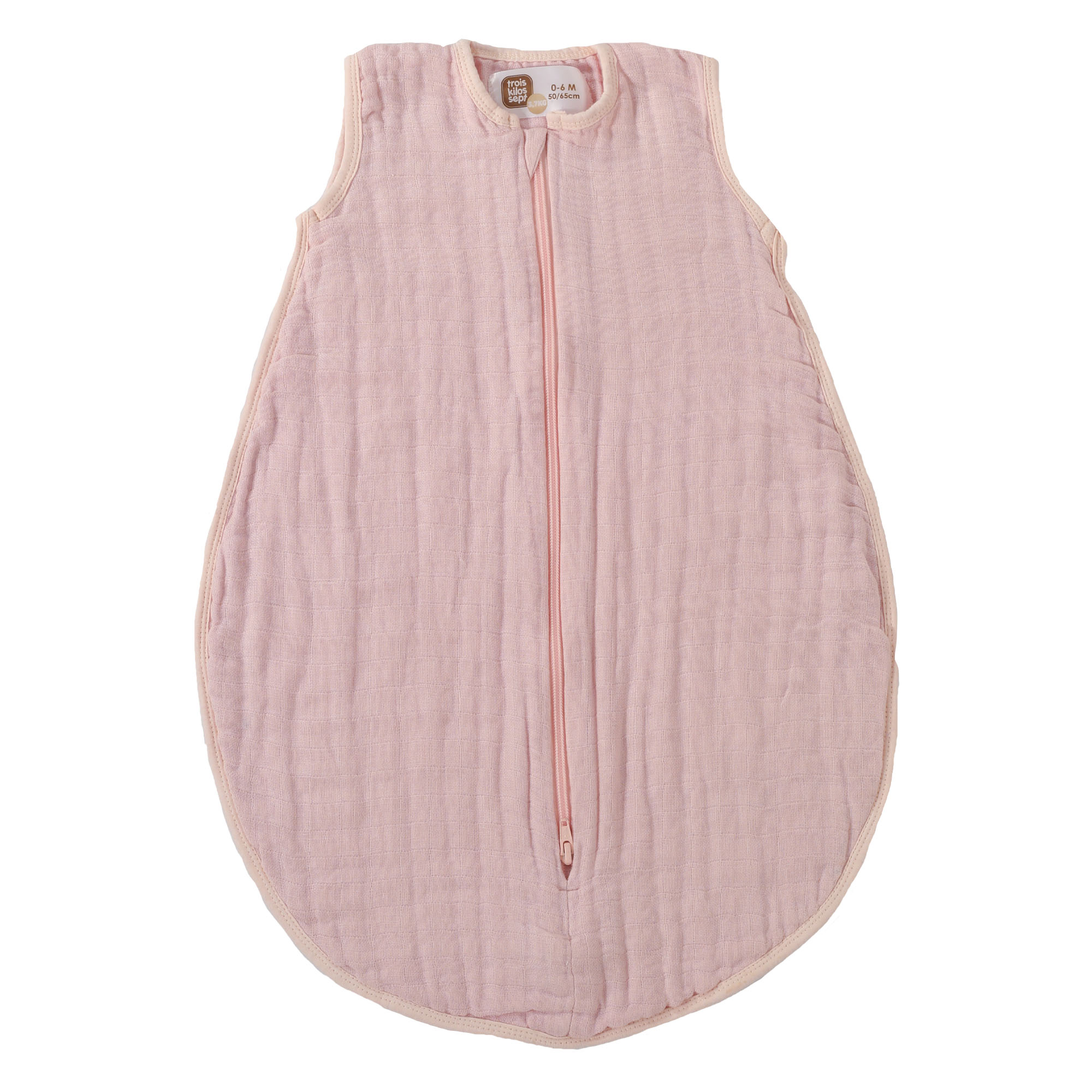 Trois Kilos Sept - Gigoteuse Mousseline ROSE Trois Kilos Sept