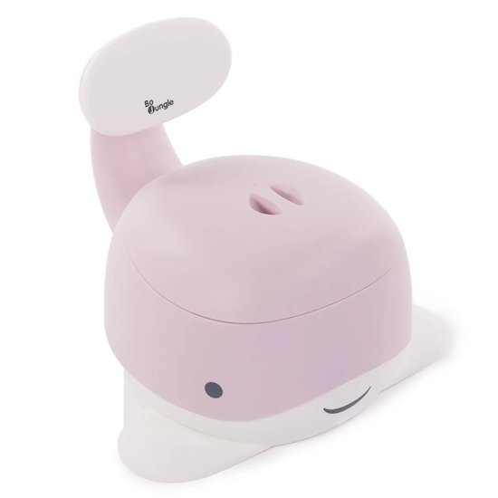 Bo Jungle B-Petit pot Baleine Pastel Rose 