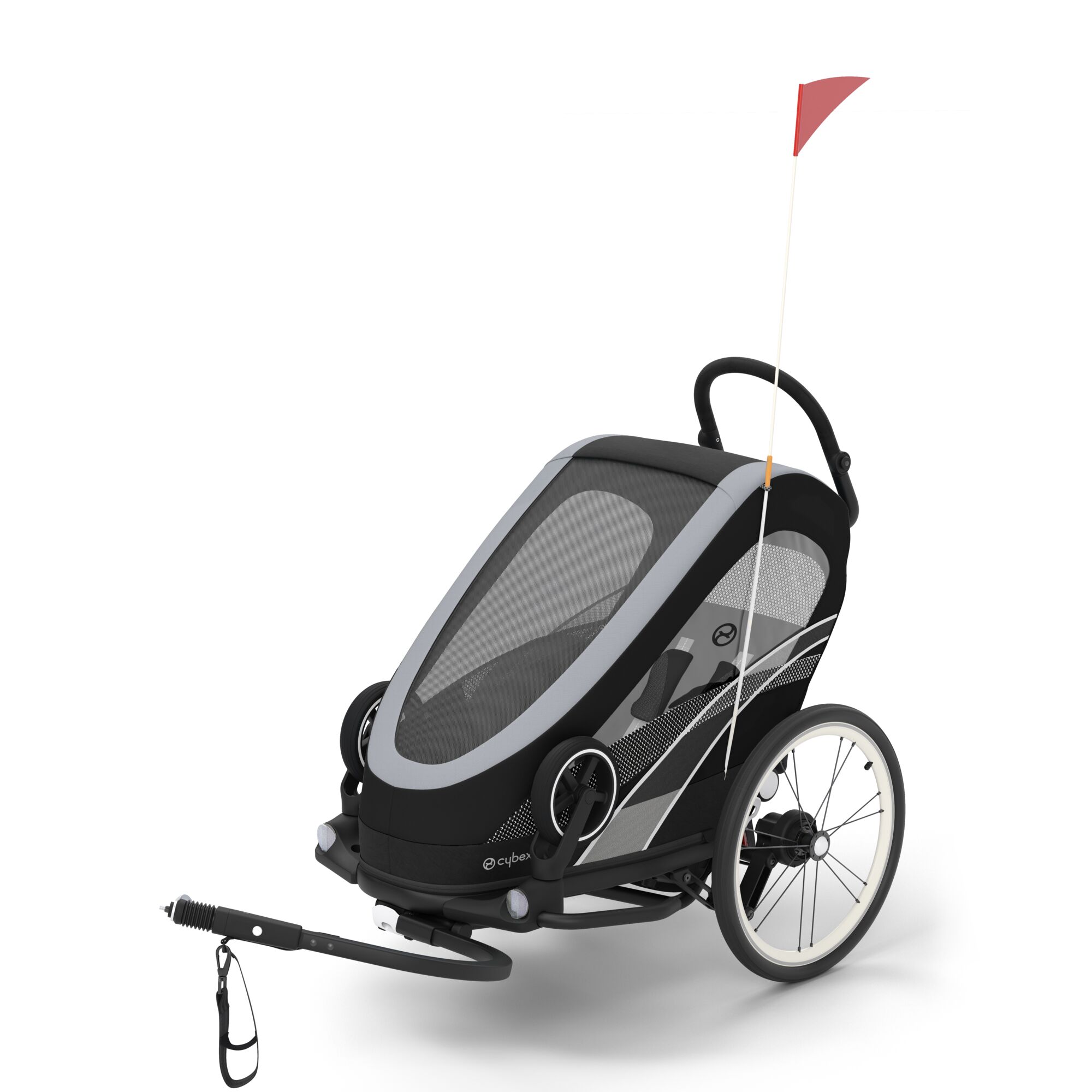 Poussette remorque vélo Zeno Bike NOIR Cybex