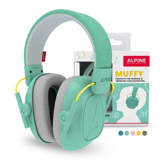 Alpine Hearing Protection Casque anti bruit Muffy menthe 5-16 ans