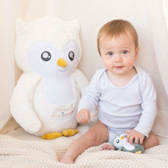 Trois Kilos Sept Grande peluche Chouette et son bébé Cache cache en fôret   Trois Kilos Sept Grande peluche Chouette et son bébé Cache cache en fôret