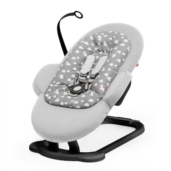 Stokke Transat steps Gris nuage/noir 