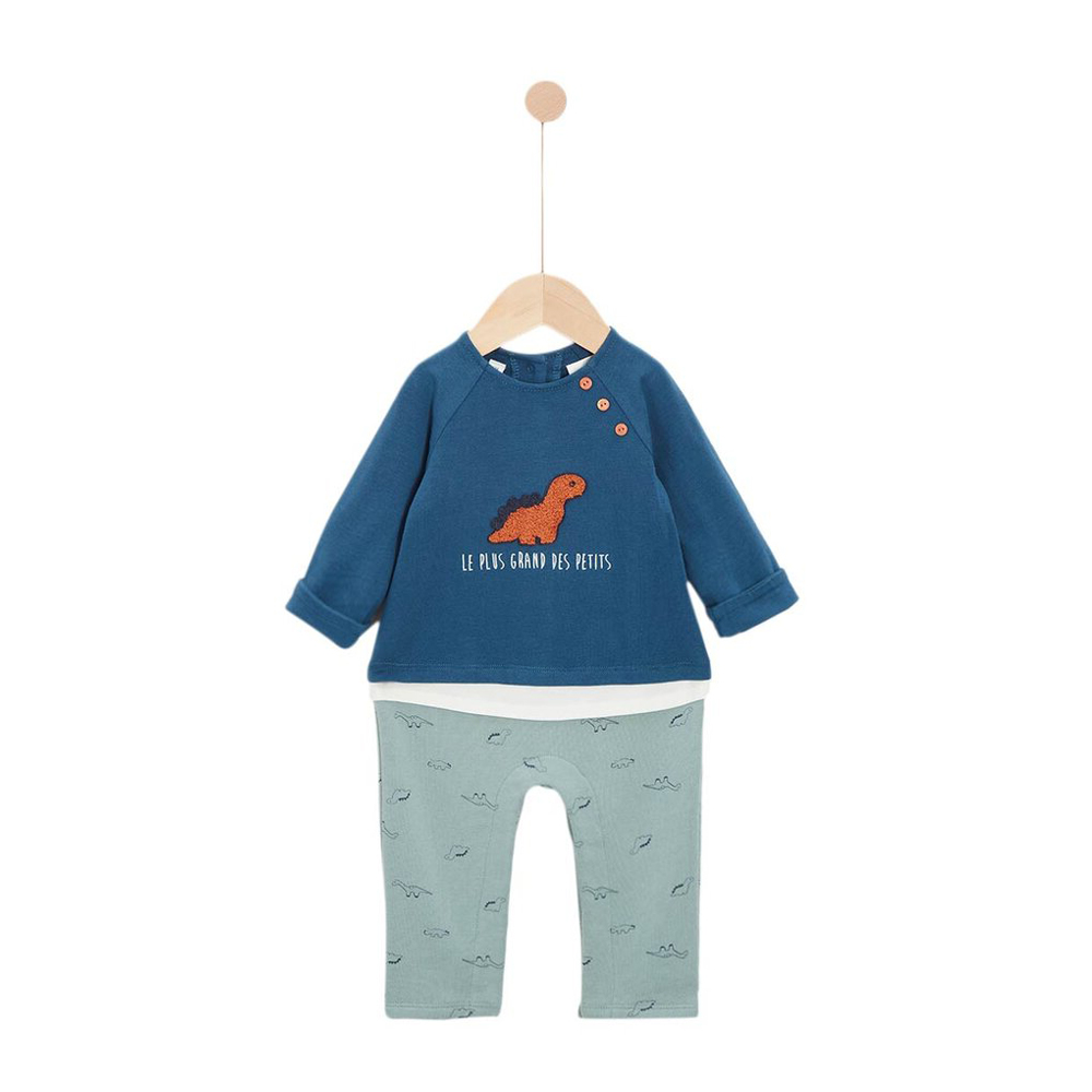 Marèse - Combilongue Dinosaure d'Automne VERT Marèse