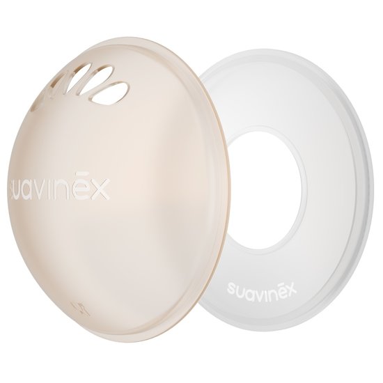Suavinex 2 coupelles recueille lait + 2 coupelles protectrices   Suavinex 2 coupelles recueille lait + 2 coupelles protectrices