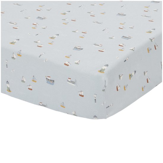 Little Dutch Drap-housse Sailors Bay Blue 40x80 cm Little Dutch Drap-housse Sailors Bay Blue 40x80 cm