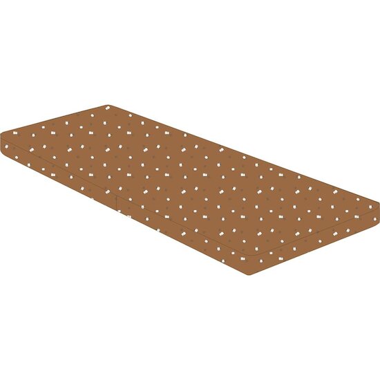  Matelas pliant boubou Marron 60x120 cm