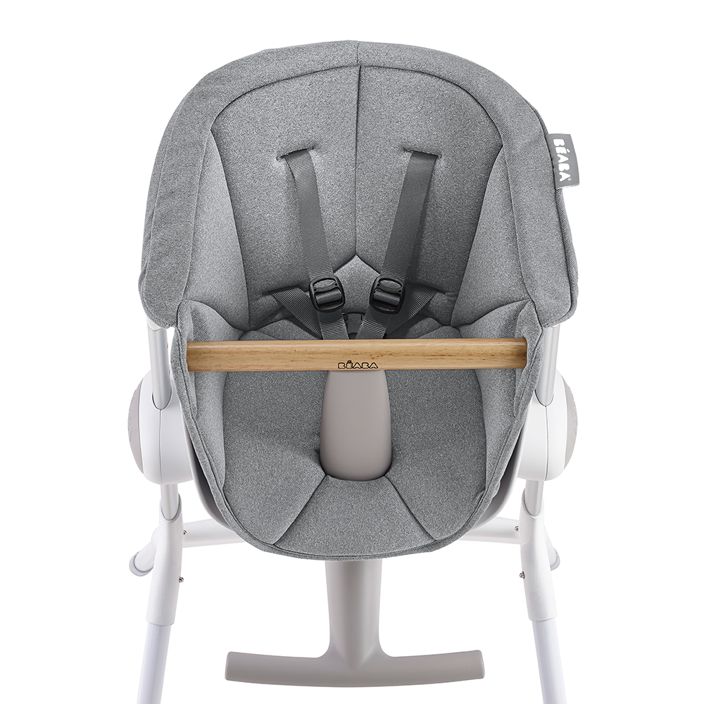 Beaba - Coussin Chaise Haute Up & Down  GRIS Béaba