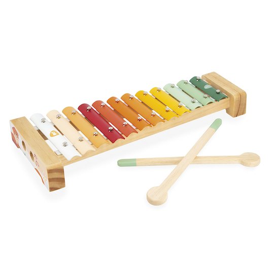 Janod Instrument de musique Xylophone Multicolore 