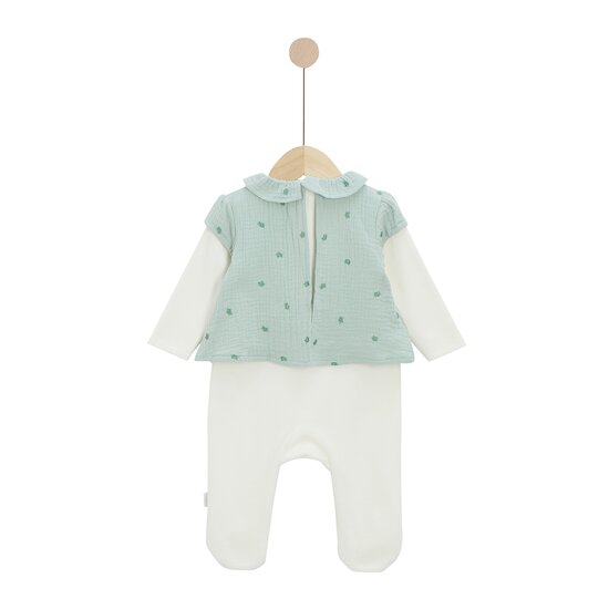 P’tit bisou Pyjama Chat Mon Trousseau Chaton Imprimé Green Glitter Cat  P’tit bisou Pyjama Chat Mon Trousseau Chaton Imprimé Green Glitter Cat