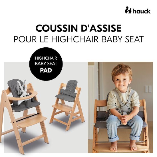 Hauck Réducteur de siège pour chaise haute bébé Dark Grey 