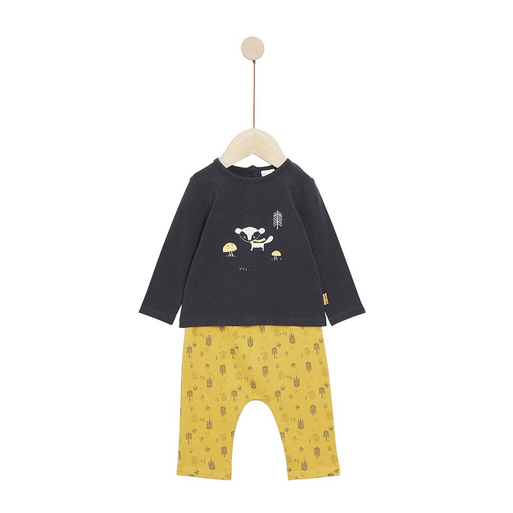 P’tit bisou - Pantalon et tee-shirt Golden Winter MULTICOLORE P’tit bisou