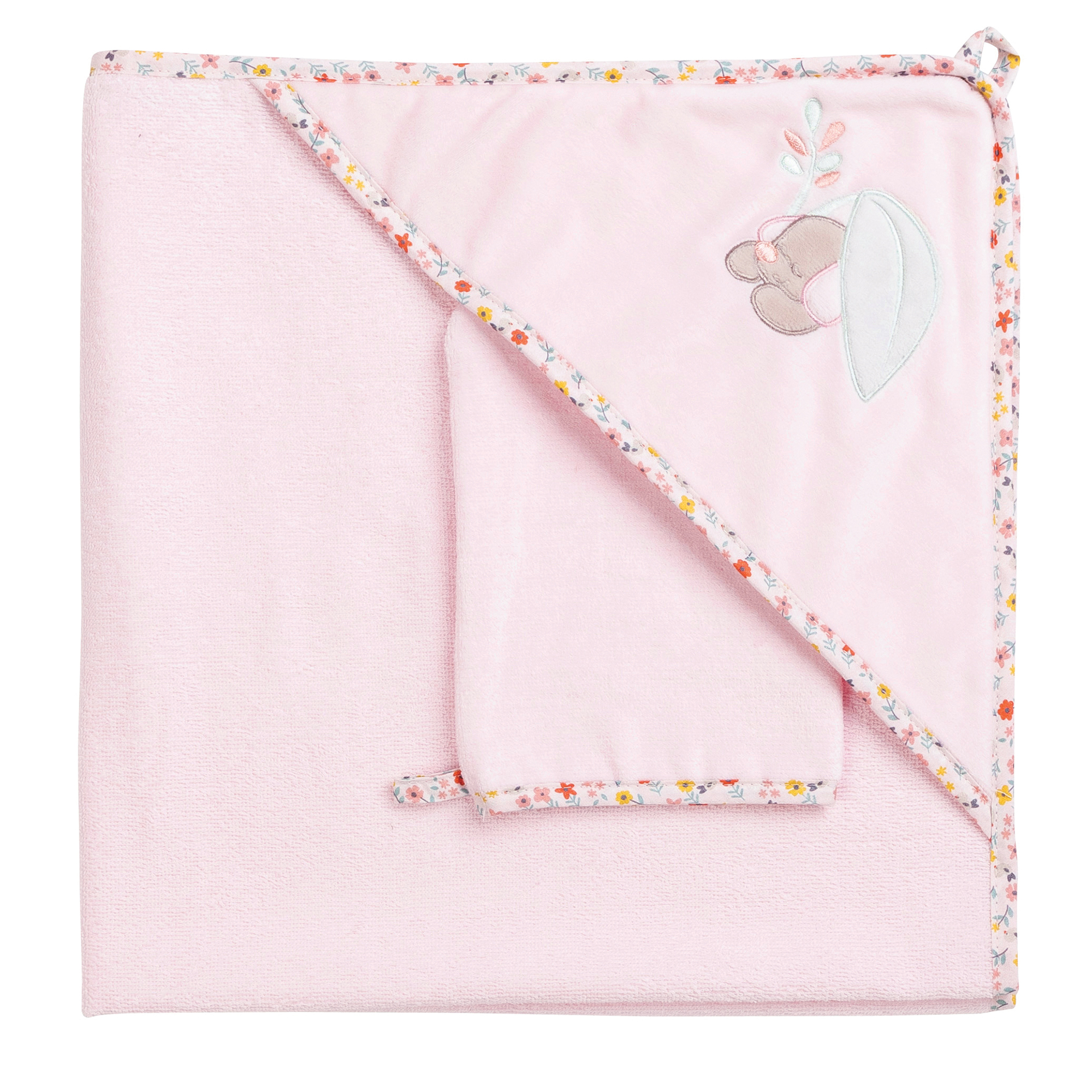 Cape de Bain avec Gant ROSE Nattou