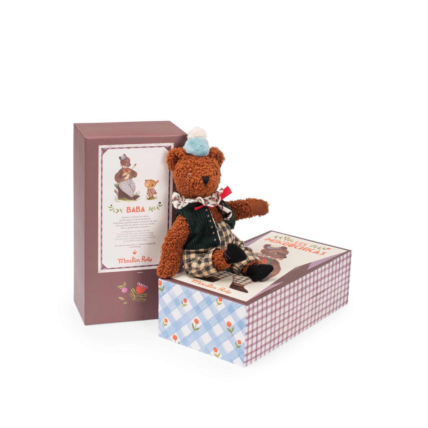 Poupée Baba le grand ours Les Minouchkas MULTICOLORE Moulin Roty