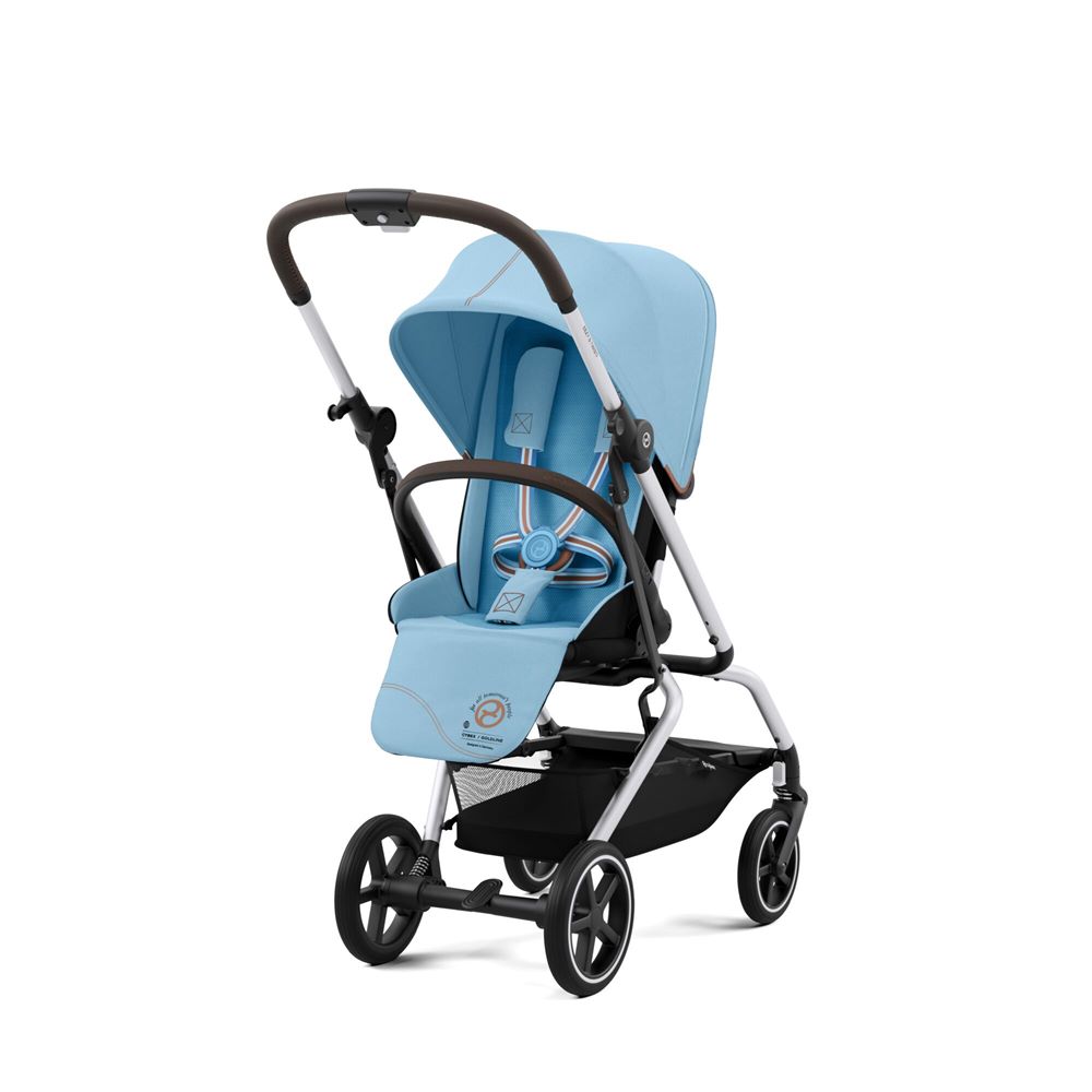 Poussette Eezy S Twist+2 Châssis Silver BLEU Cybex