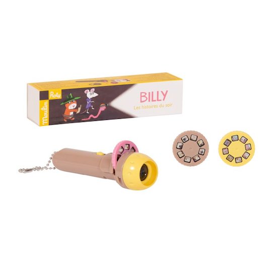 Moulin Roty Lampe à histoires Billy Ecole des loisirs Marron  Moulin Roty Lampe à histoires Billy Ecole des loisirs Marron